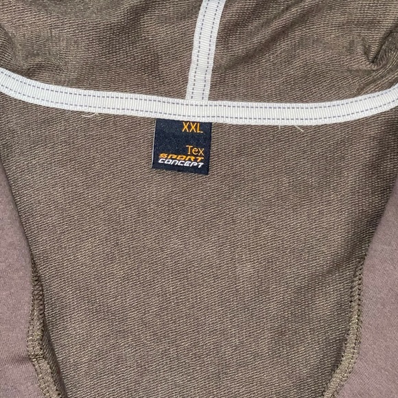 Tex Sport Concept Men’s Brown Zip Up Hoodie Size XXL - Picture 3 of 4